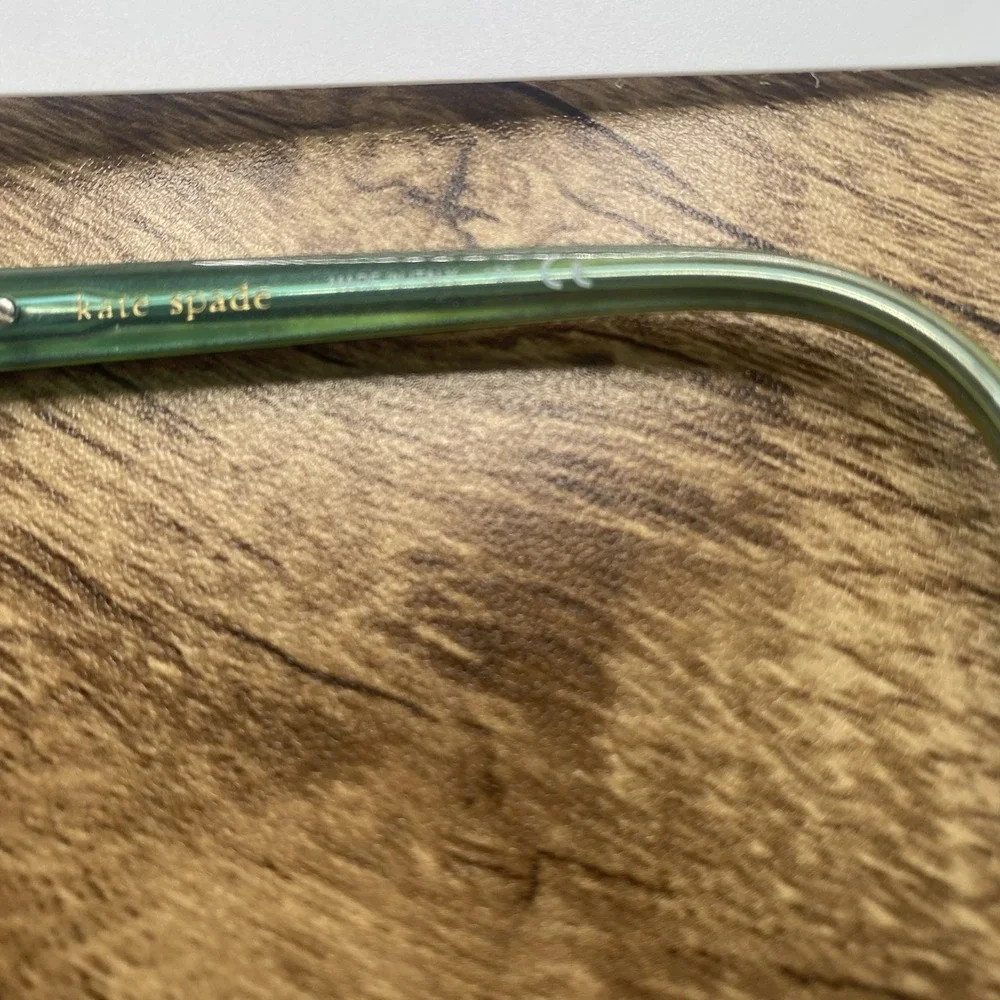 Kate Spade Eyeglasses Women FRAMES ONLY Elisabeth OJey 130 Black Teal Green 621